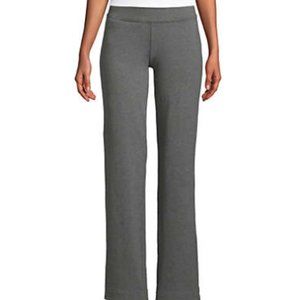Lands End Starfish Straight Leg Pull On Pants Gray